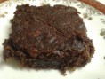 Šťavnatý čoko-brownies bez múky.